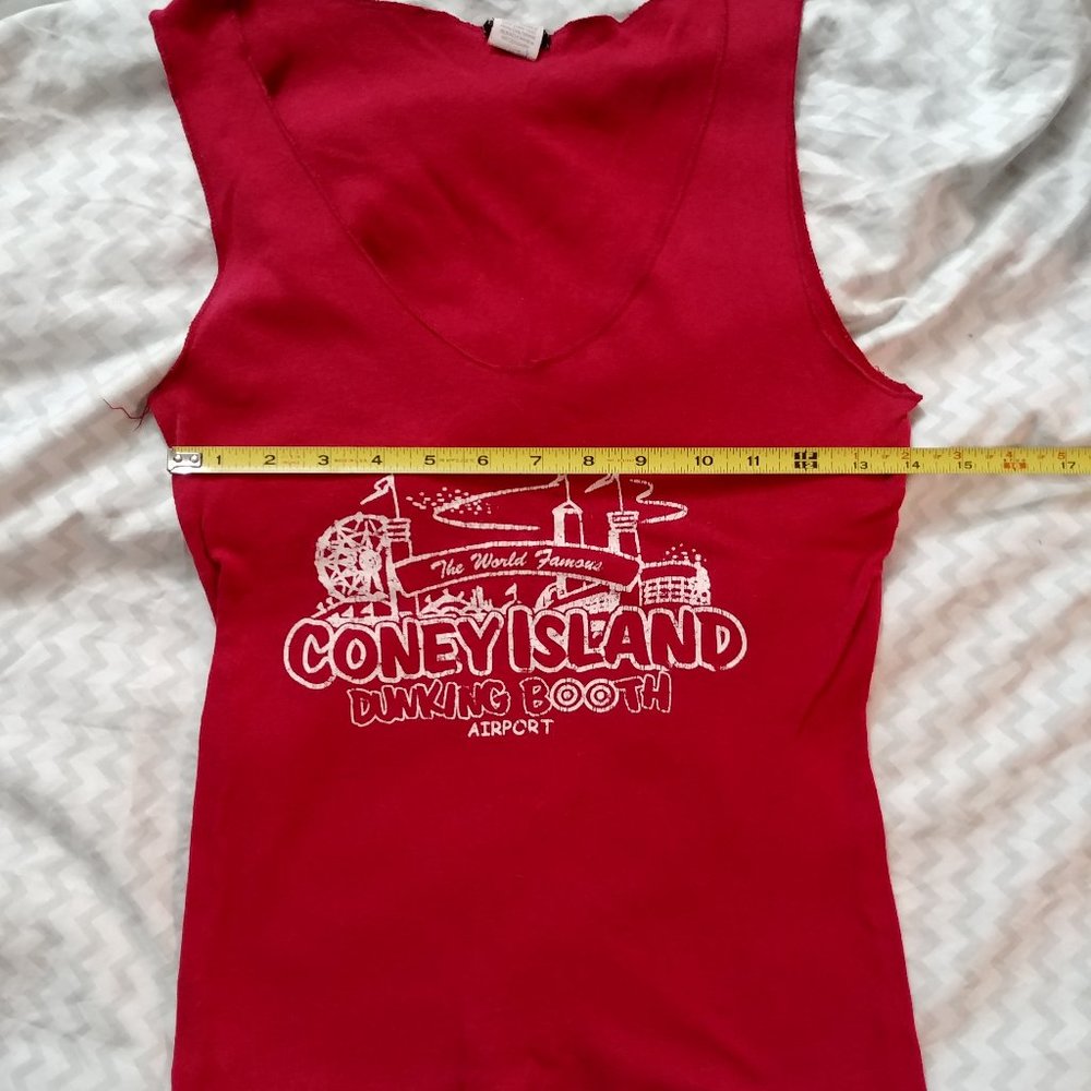 Vintage Womens 100%Cotton Fun Tank by Airport - Picture 4 of 8